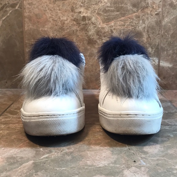 Sam Edelman Leya Faux Fur Laceless Sneaker - Picture 6 of 8